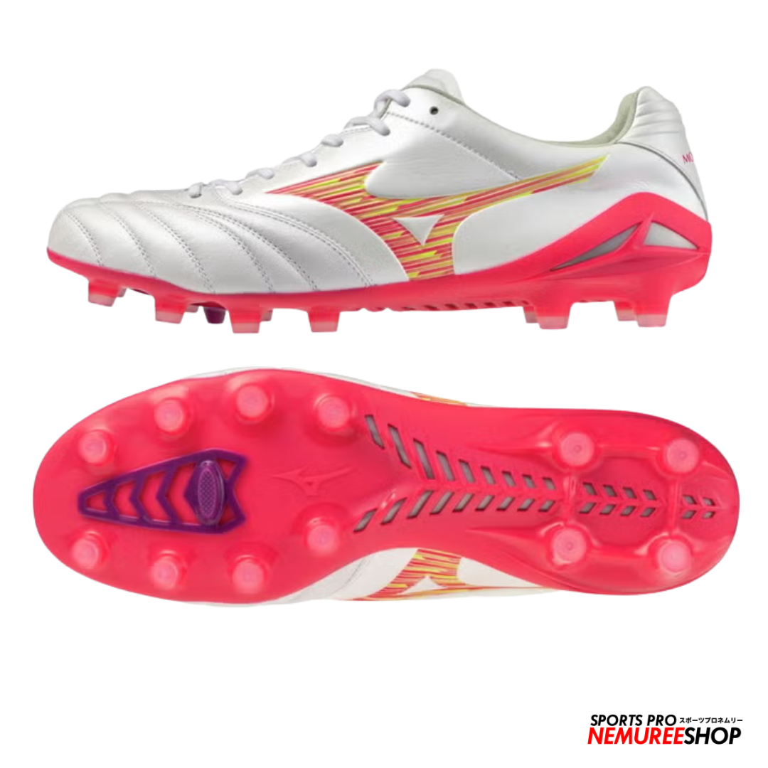 MIZUNO Football Shoes MONARCIDA NEO 3 ELITE (WHITE/PINK TETRA) - Nemuree Shop - Online Sports Store