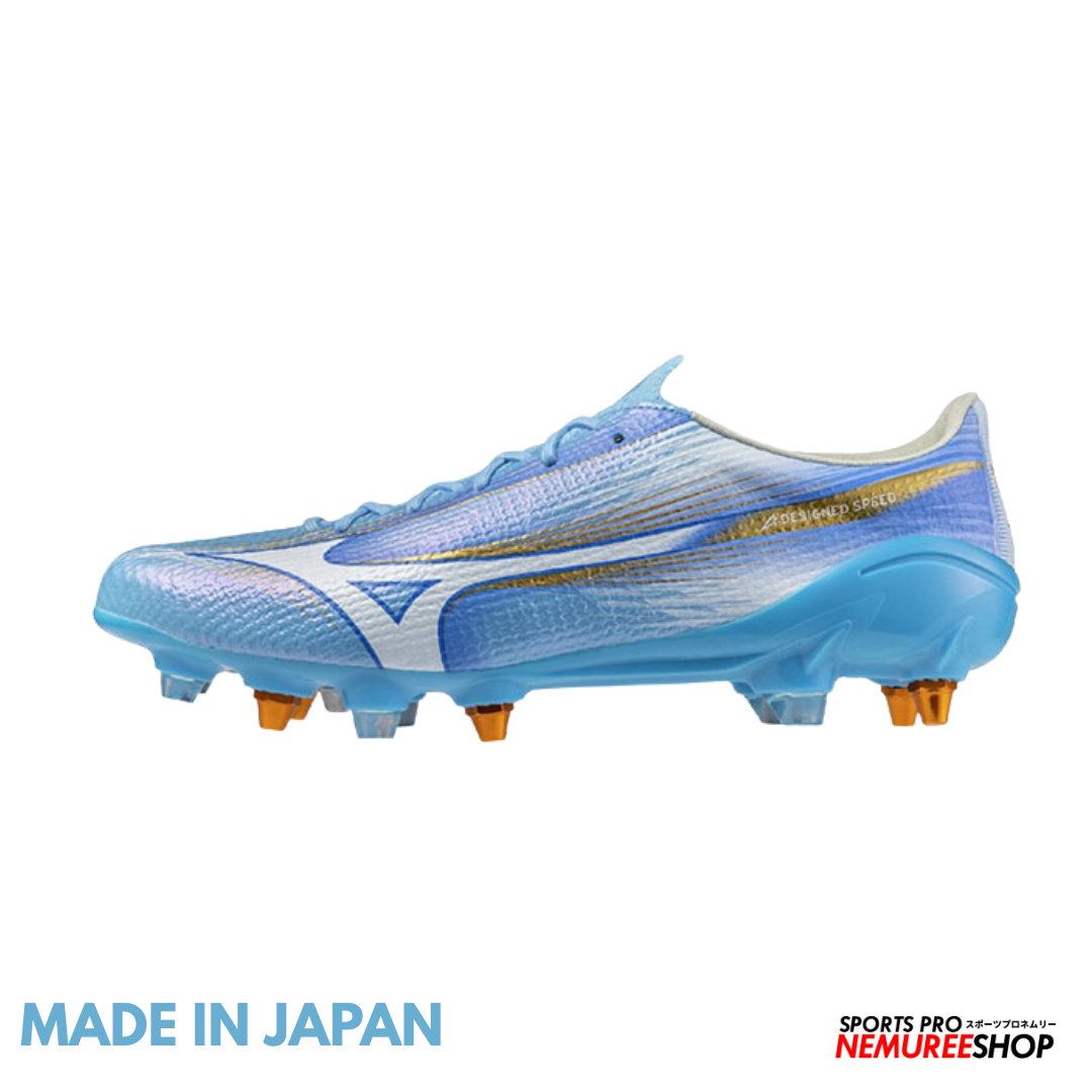 MIZUNO Football Shoes ALPHA 3 JAPAN MIX (CELESTE / WHITE