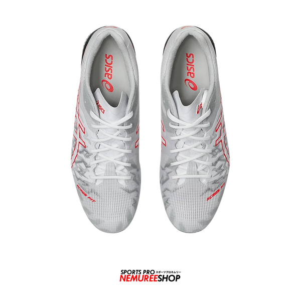 ASICS Football Shoes DS LIGHT ACROS 3 (WHITE / FLASH RED