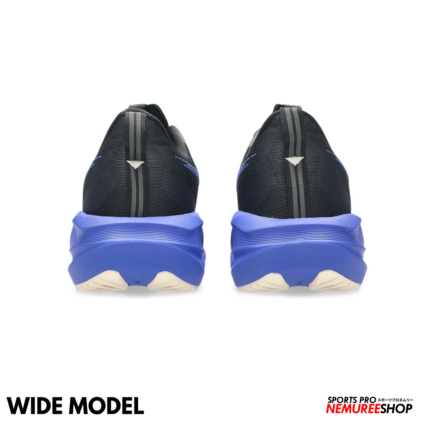 ASICS Running Shoes NOVABLAST 5 WIDE (BLACK/COBALT BURST) - Nemuree Shop - Online Sports Store