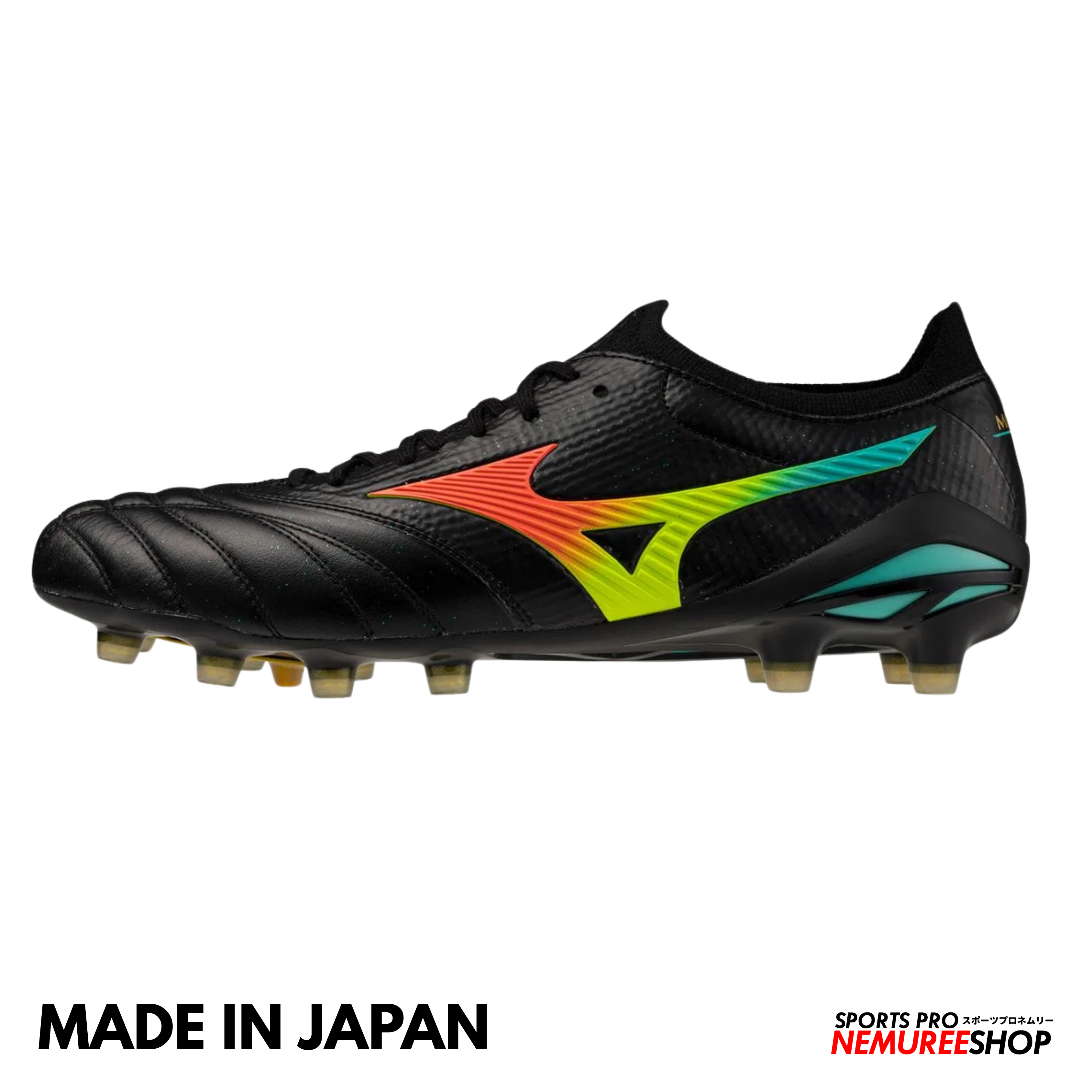 MIZUNO Football Shoes MORELIA NEO 5 BETA JAPAN (BLACK/LAVA ORANGE