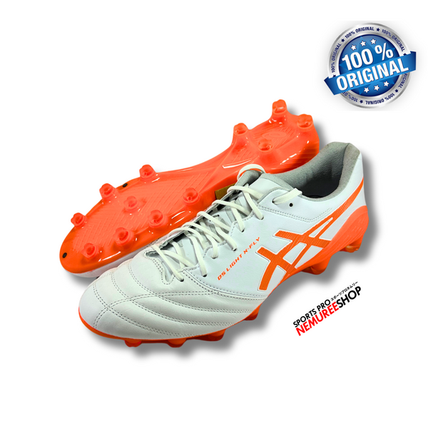 ASICS Soccer Shoes DS LIGHT X FLY 5 WHITE ORANGE