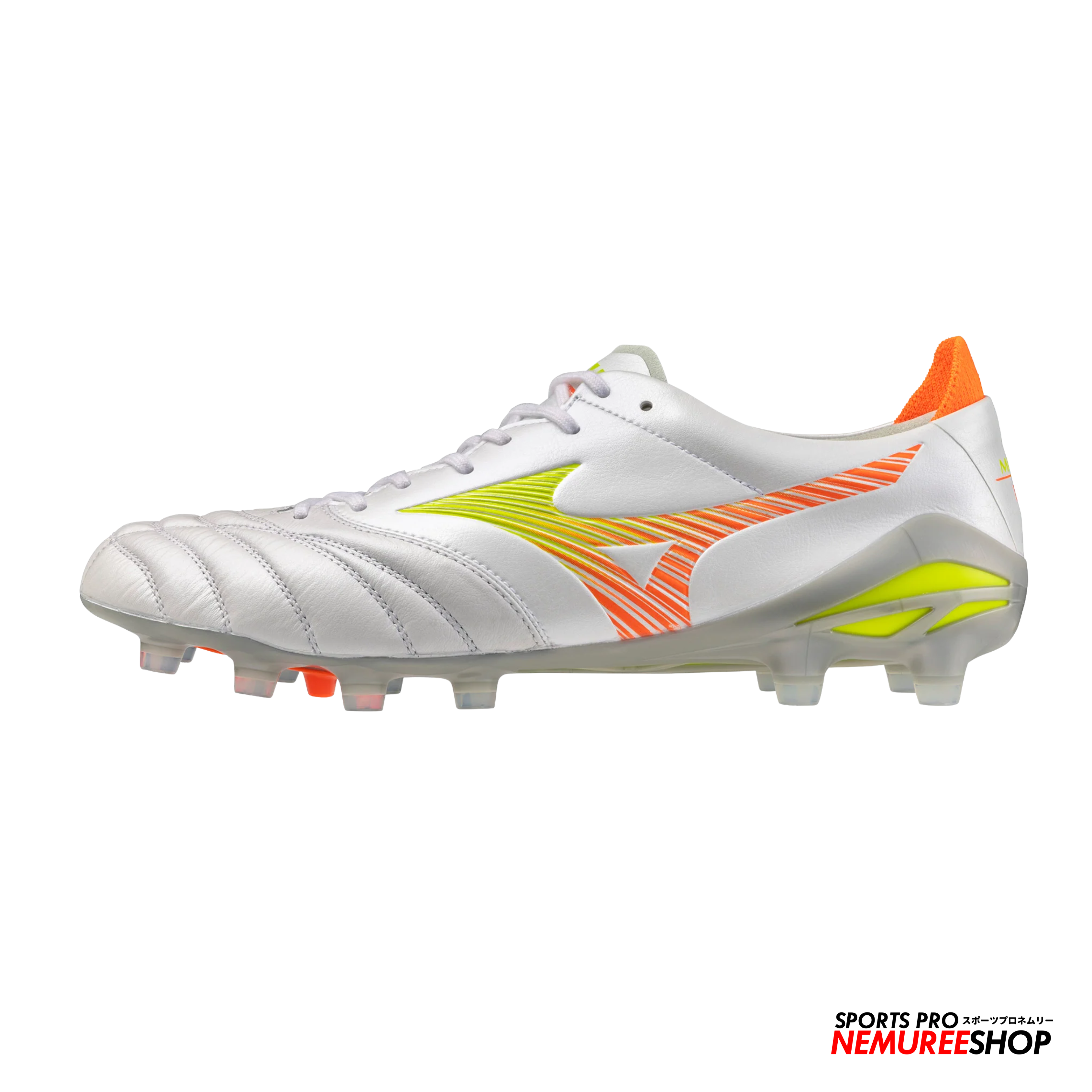 MIZUNO Football Shoes MORELIA NEO 5 ELITE (WHITE/EVENING PRIMROSE