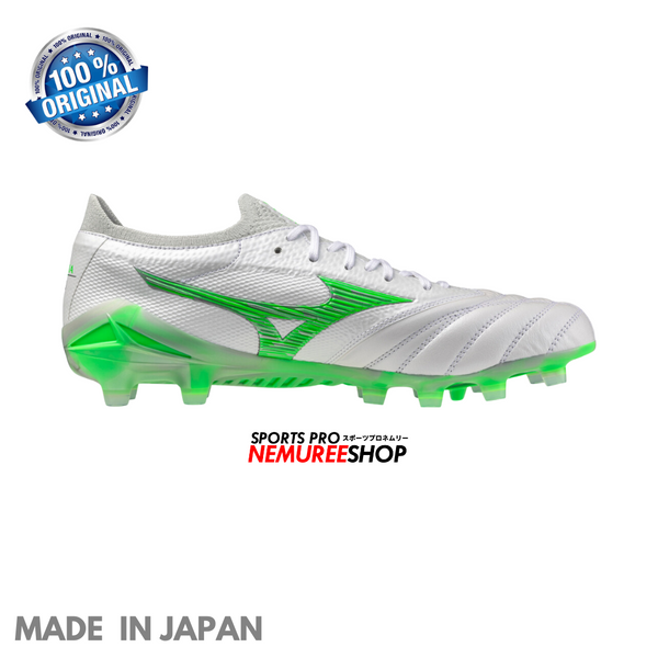 MIZUNO Football Shoes MORELIA NEO 4 BETA JAPAN (WHITE/NEON