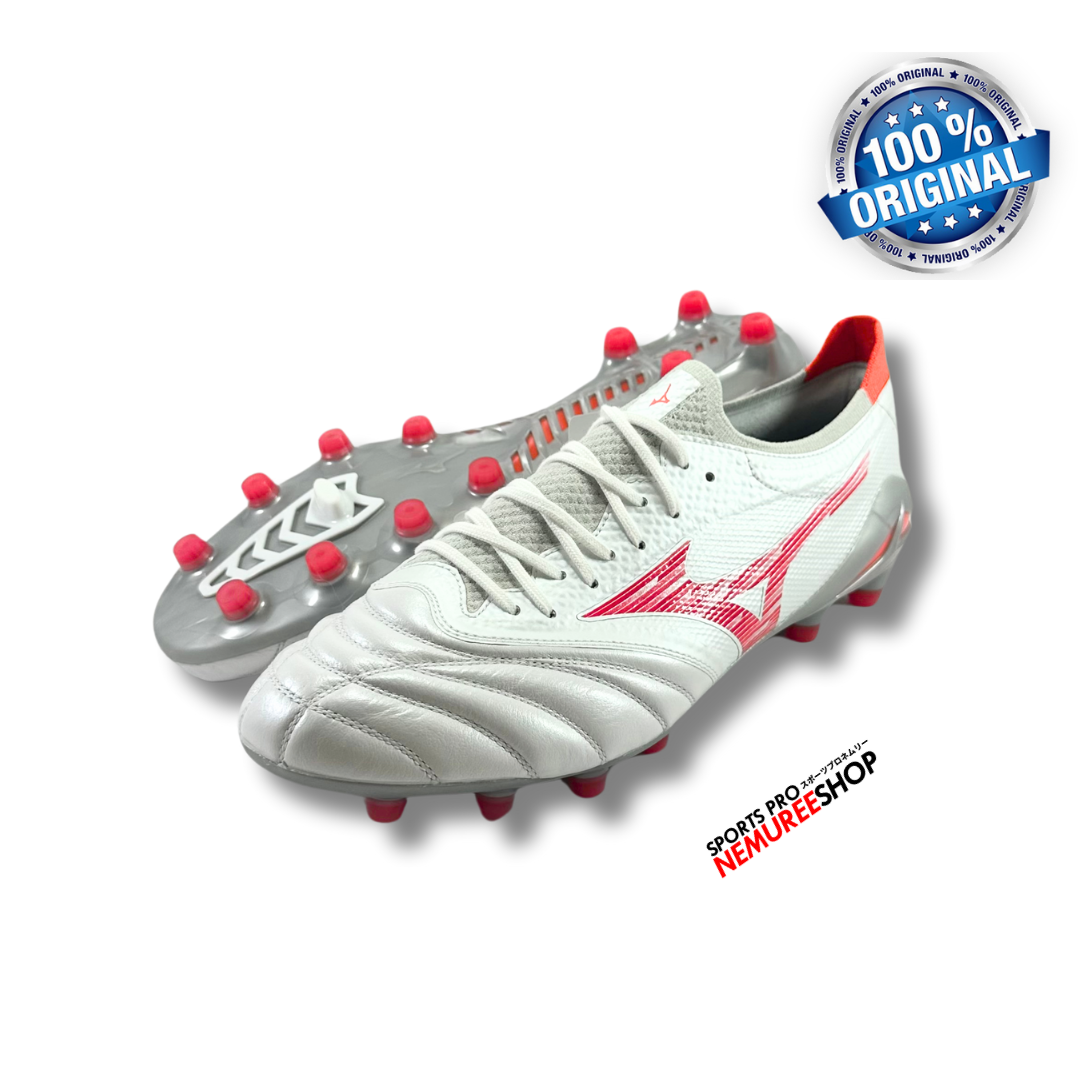 MIZUNO Football Shoes MORELIA NEO 4 BETA ELITE (WHITE/RADIANT RED