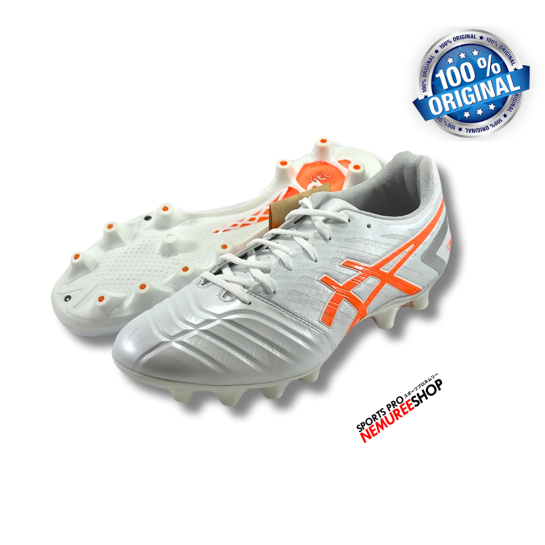 ASICS Football Shoes DS LIGHT WIDE (WHITE/SHOCKING ORANGE