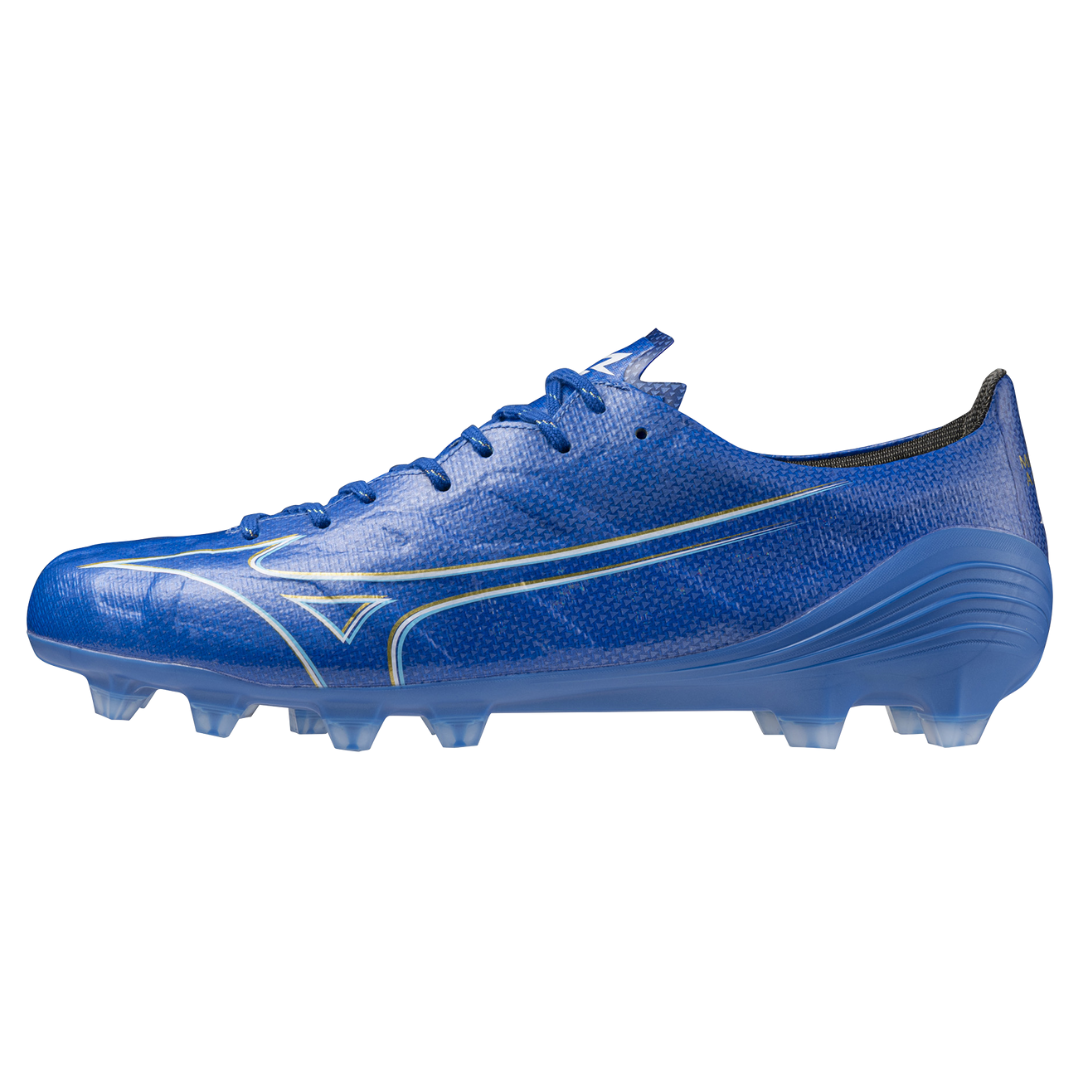 MIZUNO Soccer Shoes ALPHA ELITE (LASER BLUE/WHITE/GOLD) - Nemuree Shop - Online Sports Store