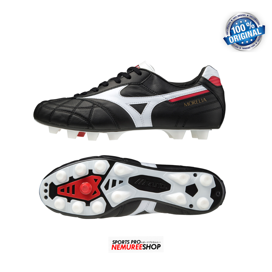 MIZUNO Football Shoes MORELIA 2 JAPAN CROSS STITCH (BLACK/WHITE MIZUNO Football Shoes MORELIA 2 JAPAN CROSS STITCH (BLACK/WHITE