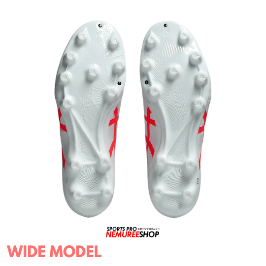 ASICS Football Shoes DS LIGHT CLUB WIDE (WHITE/FLASH RED) - Nemuree Shop - Online Sports Store