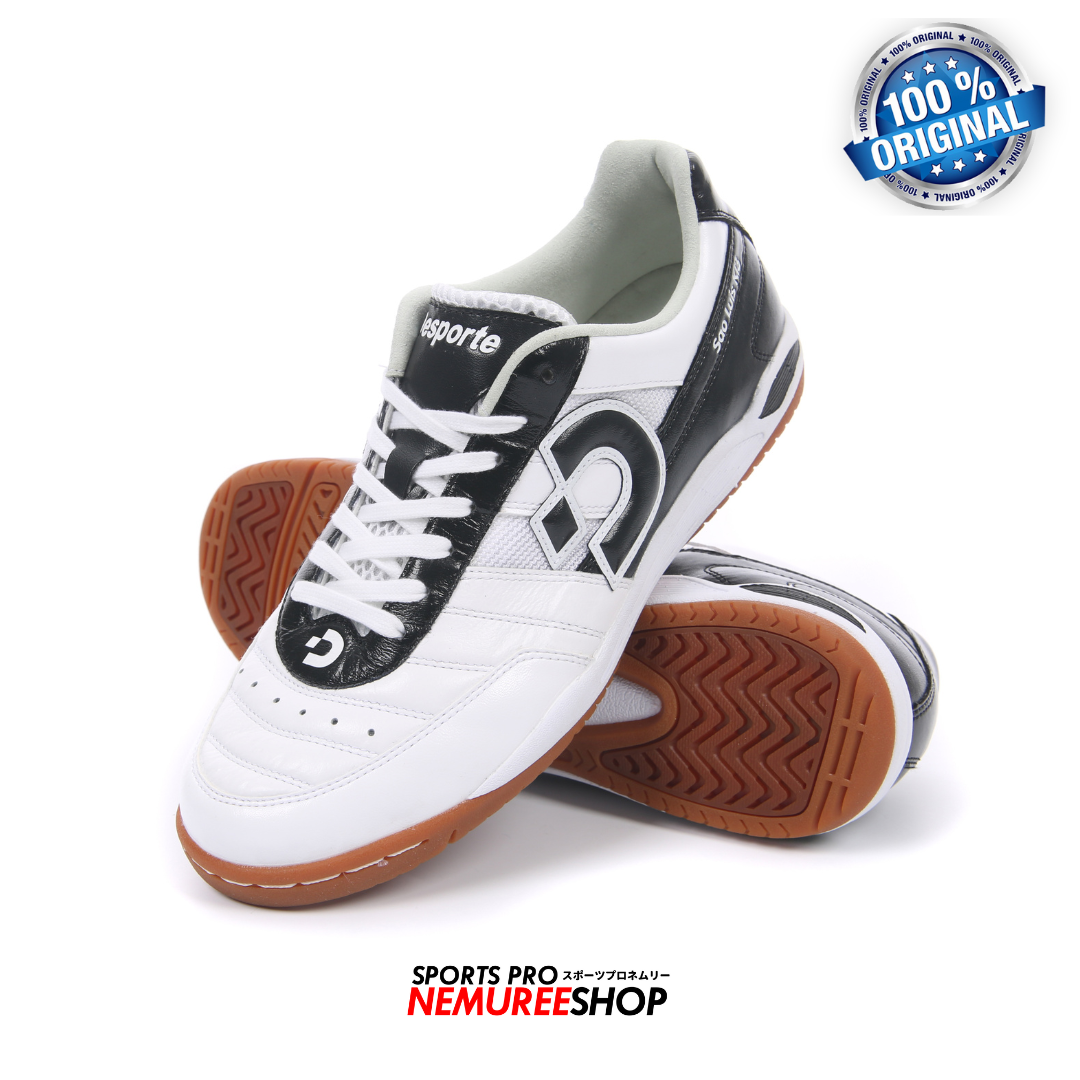 DESPORTE Futsal Shoes SAO LUIS KI 3 (WHITE/BLACK) – Nemuree Shop DESPORTE Futsal Shoes SAO LUIS KI 3 (WHITE/BLACK) – Nemuree Shop
