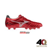 MIZUNO Football Shoes MORELIA NEO 4 PRO (MORELIA 40TH RED/WHITE/BLACK) - Nemuree Shop - Online Sports Store