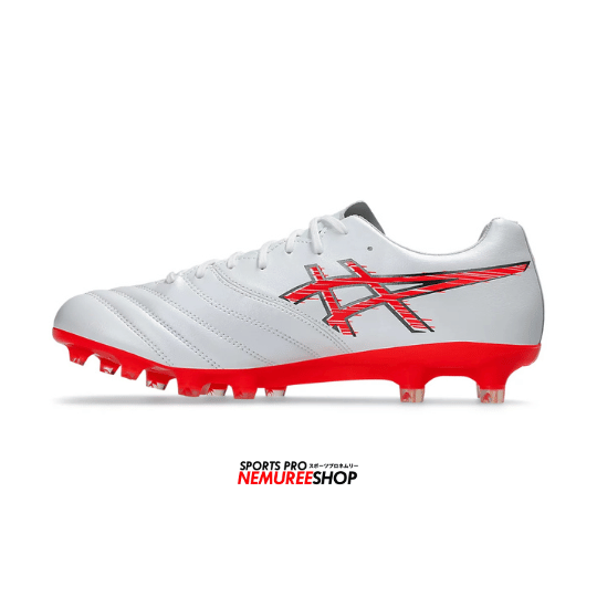 ASICS Football Shoes DS LIGHT X-FLY PRO 3 (WHITE/FLASH RED) - Nemuree Shop - Online Sports Store