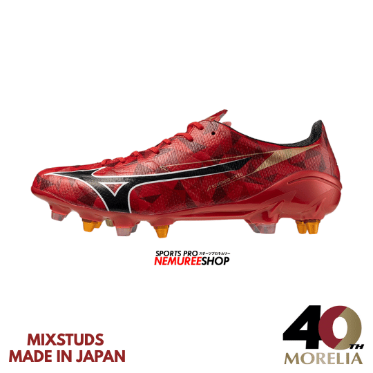 MIZUNO Football Shoes ALPHA 2 JAPAN MIX (MORELIA 40TH RED/BLACK