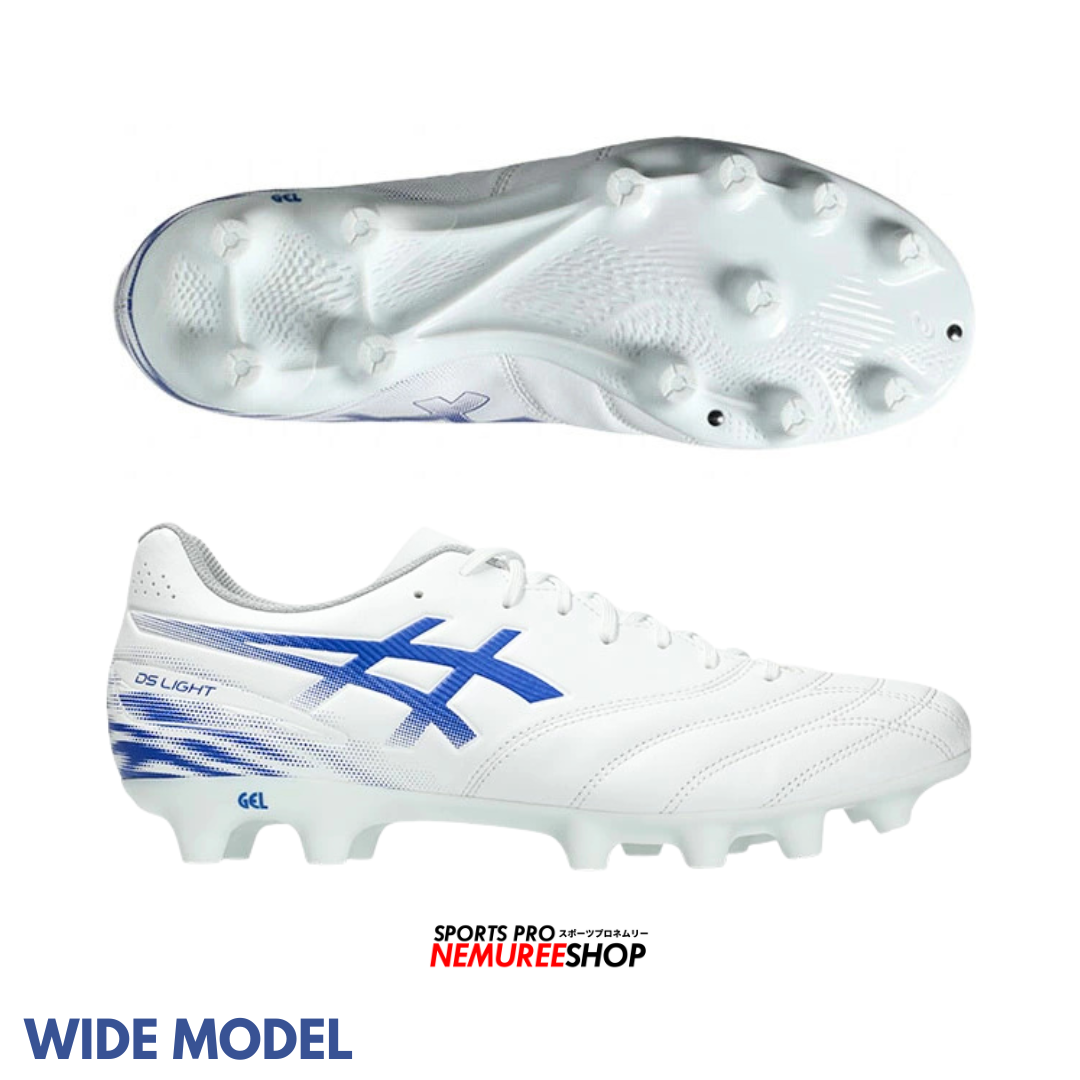 ASICS Football Shoes DS LIGHT CLUB WIDE (WHITE/ASICS BLUE