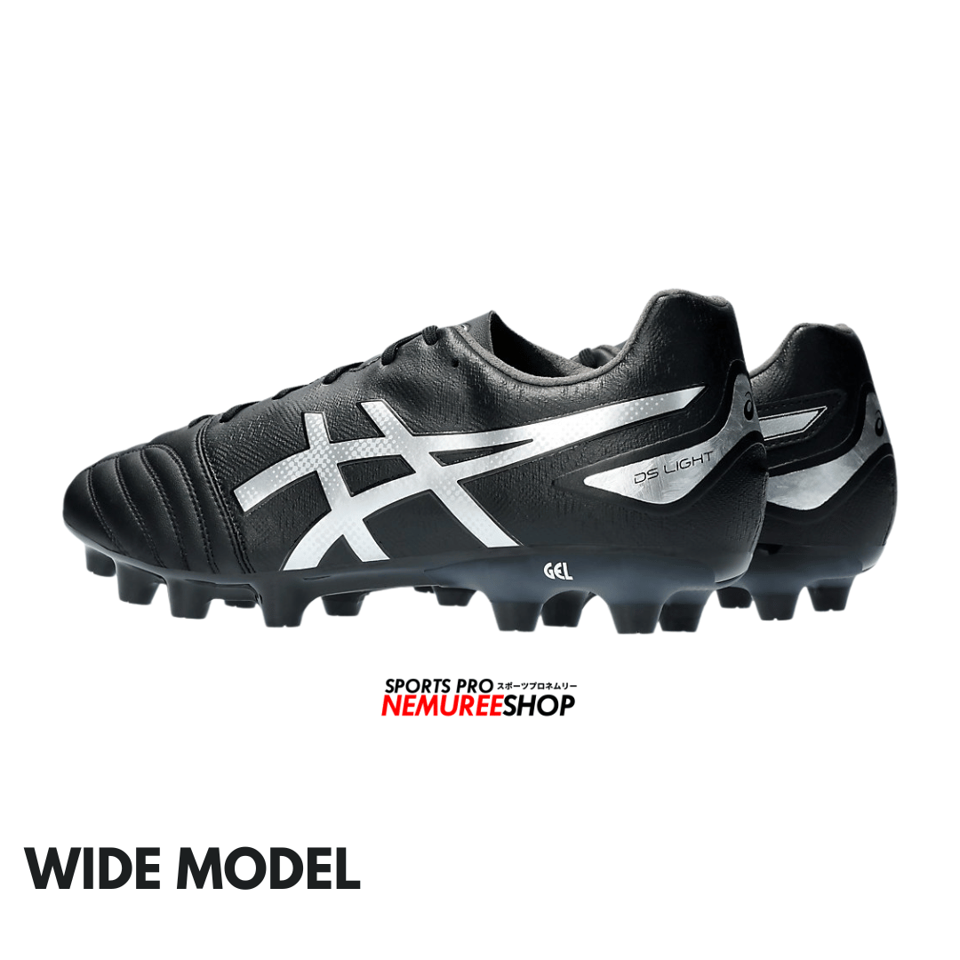 ASICS Football Shoes DS LIGHT ADVANCE WIDE (BLACK/PURE SILVER) - Nemuree Shop - Online Sports Store
