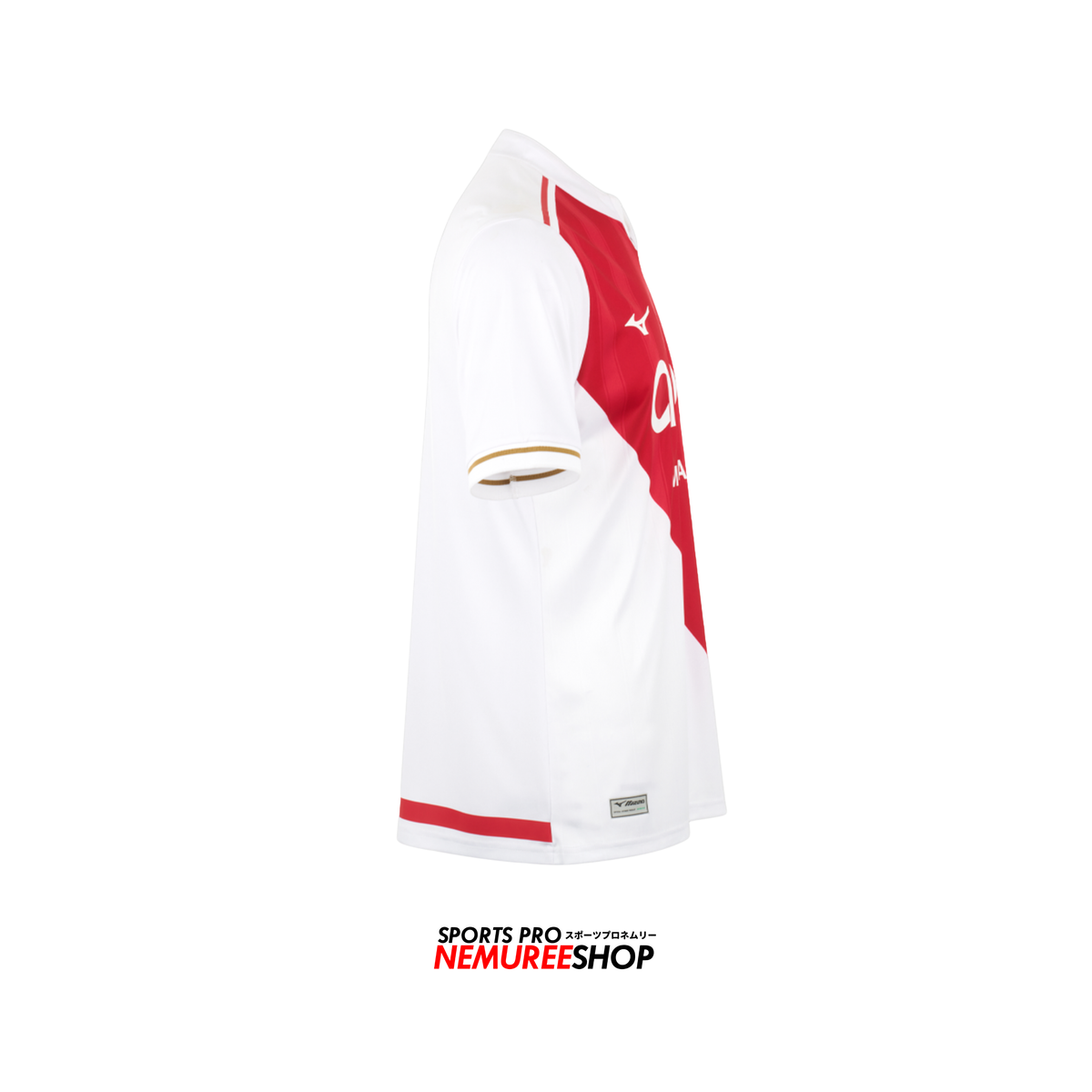 MIZUNO Apparel HOME JERSEY AS MONACO MEN 25/26 (TANGO RED) - Nemuree Shop - Online Sports Store