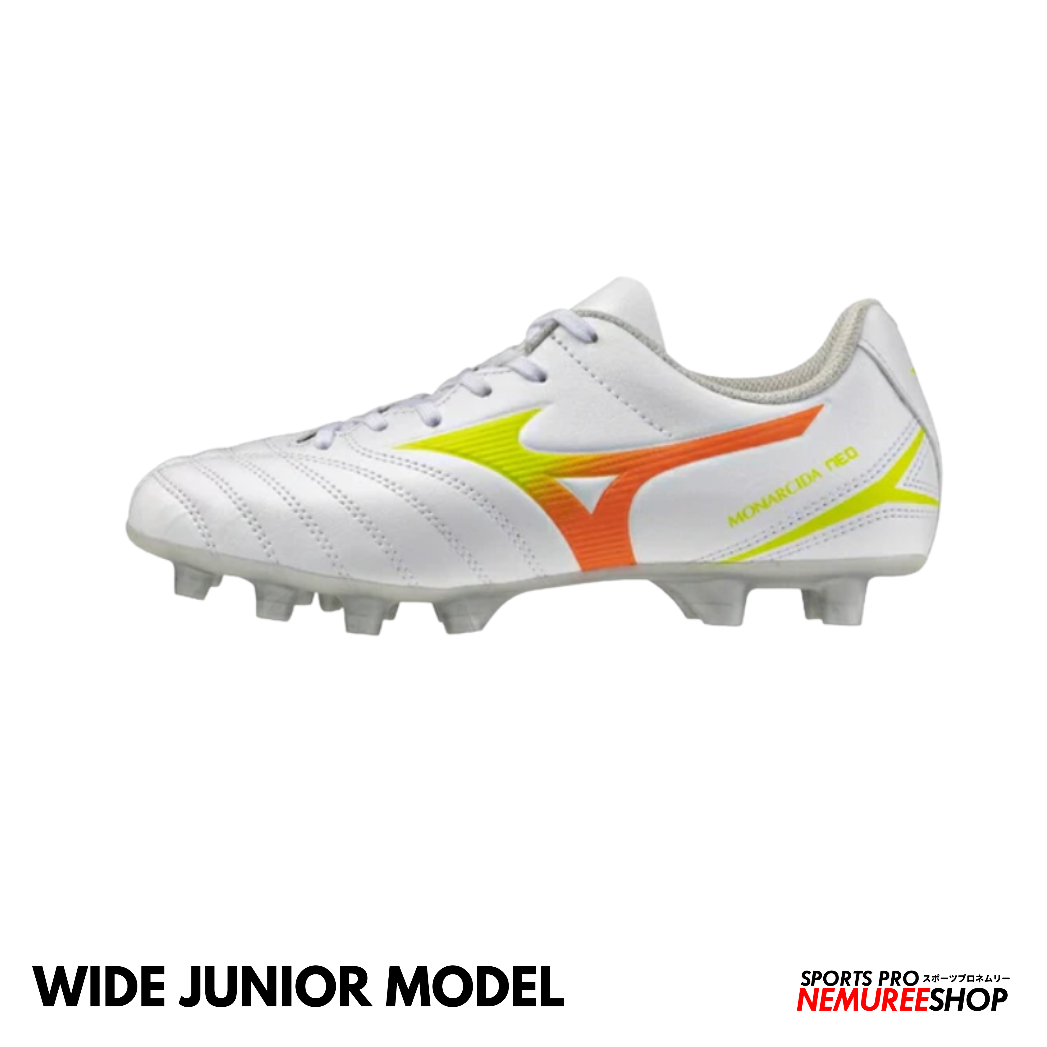 MIZUNO Football Shoes MONARCIDA NEO 3 SELECT JR WIDE (WHITE