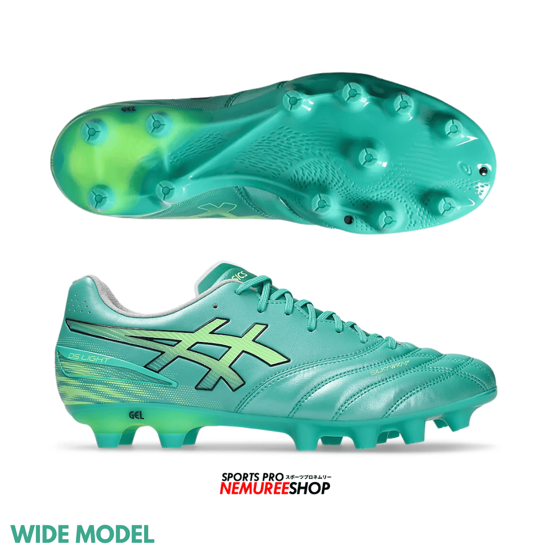 ASICS Football Shoes DS LIGHT PRO WIDE (AURORA GREEN/ILLUMINATE ASICS Football Shoes DS LIGHT PRO WIDE (AURORA GREEN/ILLUMINATE
