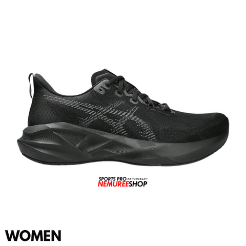 ASICS Women Running Shoes NOVABLAST 5 WOMEN (BLACK/CARRIER GREY) - Nemuree Shop - Online Sports Store