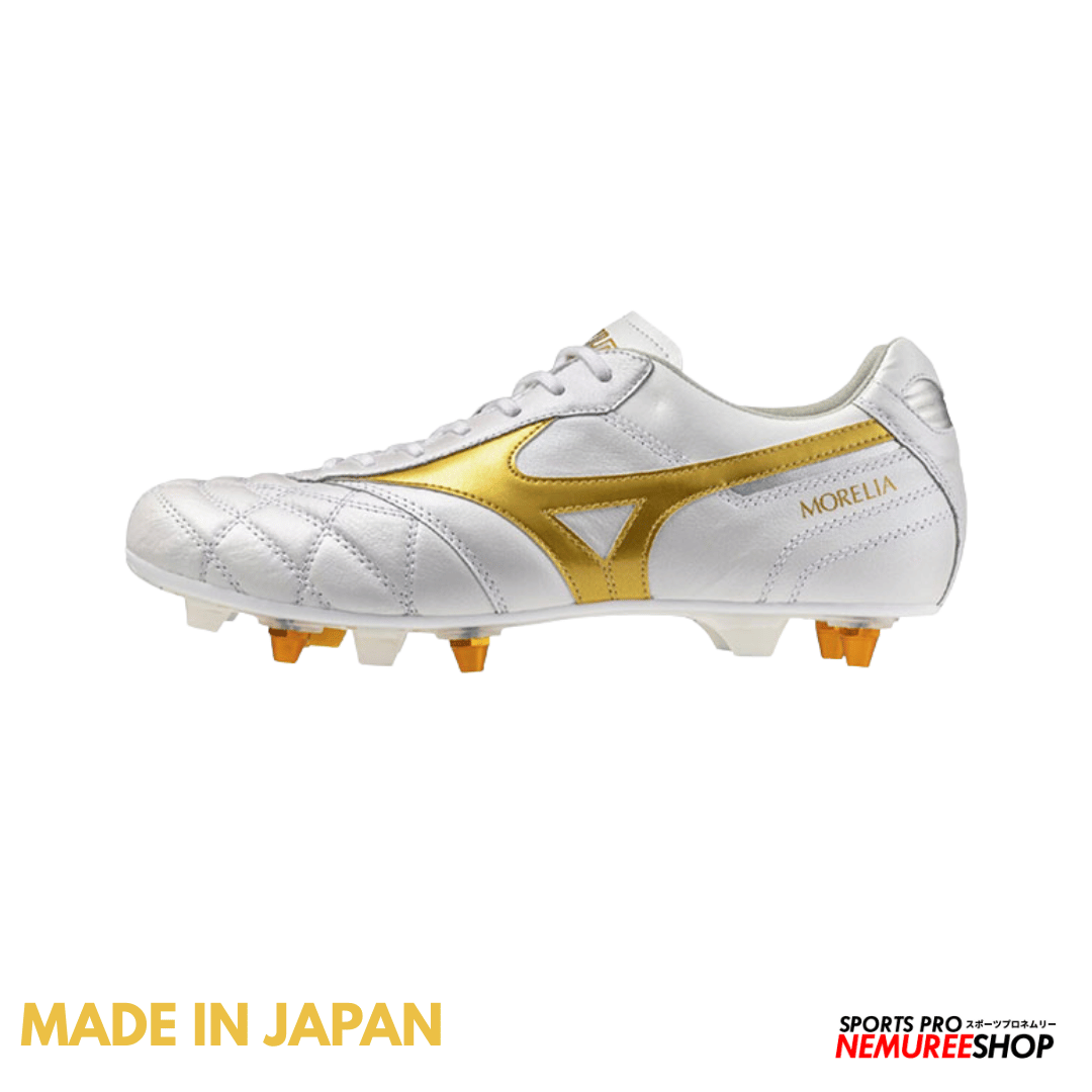 MIZUNO Football Shoes MORELIA 2 JAPAN MIX (WHITE / GOLD)