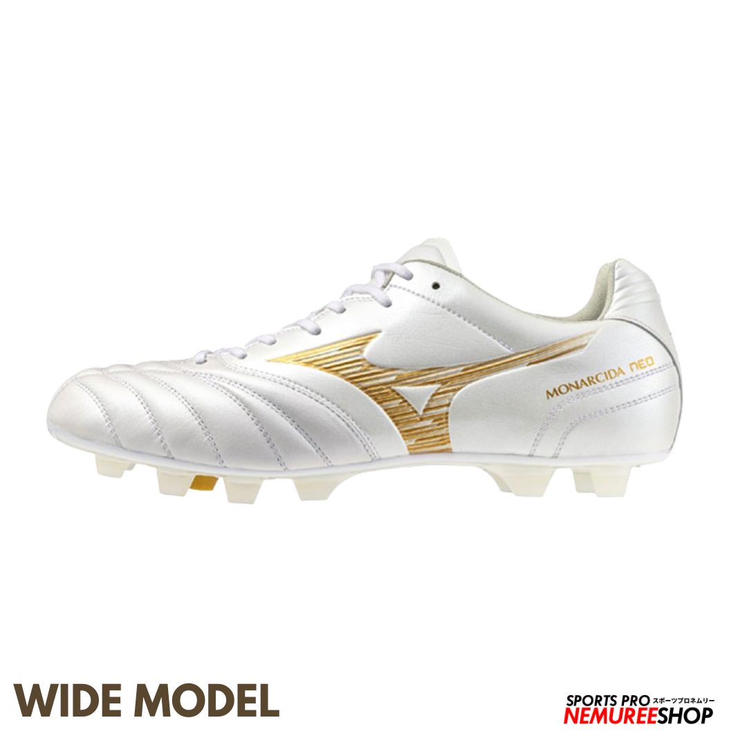 MIZUNO Football Shoes MONARCIDA NEO 3 WIDE ELITE (WHITE / GOLD