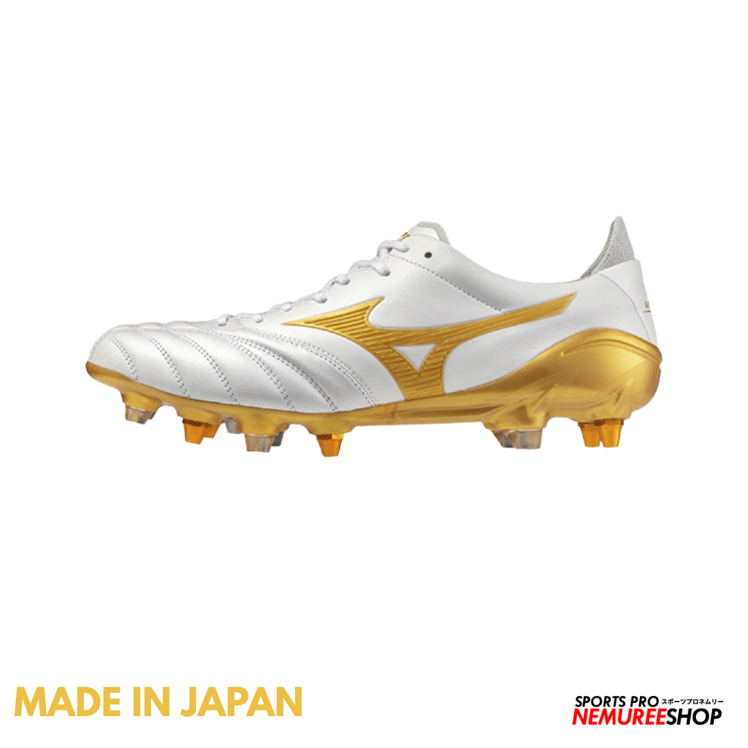 MIZUNO Football Shoes MORELIA NEO 4 JAPAN MIX (WHITE / GOLD)