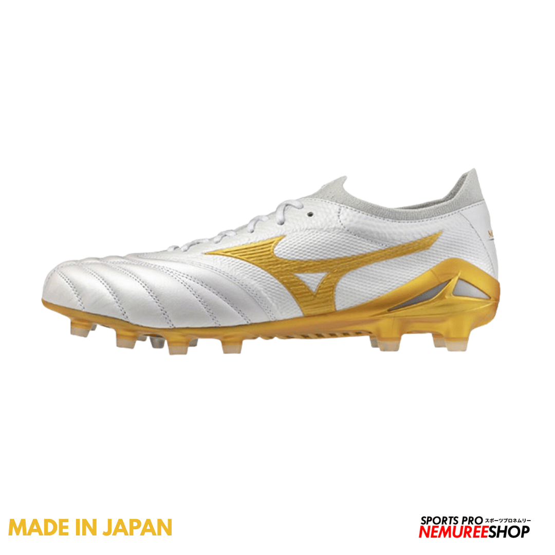 MIZUNO Football Shoes MORELIA NEO 4 BETA JAPAN (WHITE / GOLD