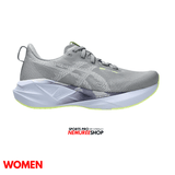 ASICS Women Running Shoes NOVABLAST 5 WOMEN (GRAVEL / BLUE FADE) - Nemuree Shop - Online Sports Store