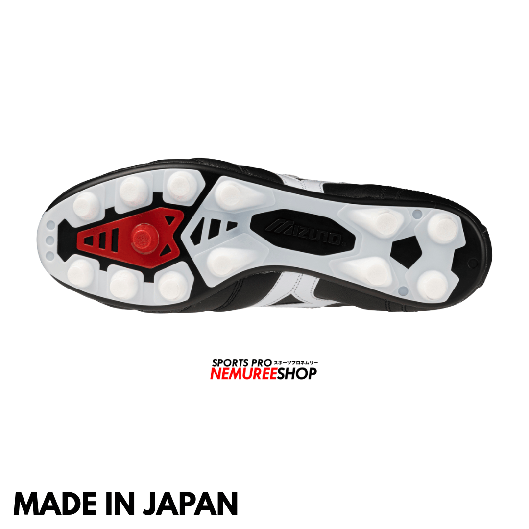 MIZUNO Soccer Shoes MORELIA 2 JAPAN ORIGIN PACK (BLACK/WHITE) - LONG TONGUE - Nemuree Shop - Online Sports Store