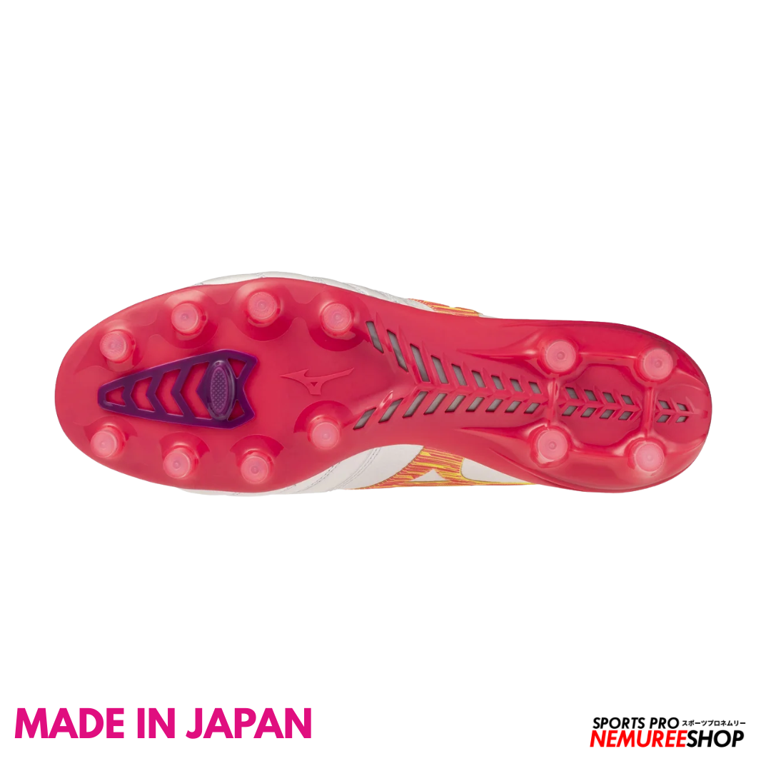 MIZUNO Football Shoes MORELIA NEO 4 BETA JAPAN (WHITE/PINK TETRA/FUCHSIA PURPLE) - Nemuree Shop - Online Sports Store