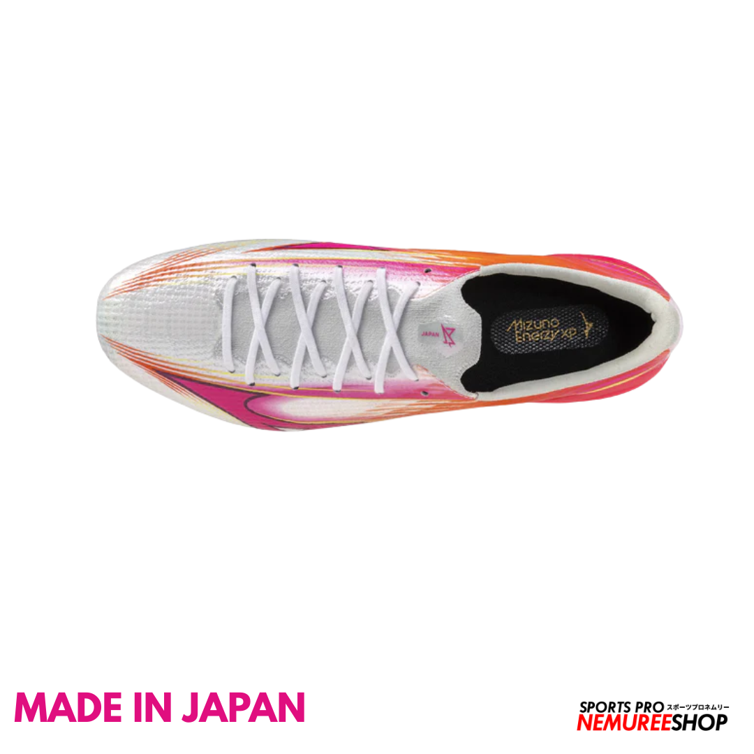 MIZUNO Football Shoes ALPHA 3 JAPAN (WHITE/FUCHSIA PURPLE) - Nemuree Shop - Online Sports Store