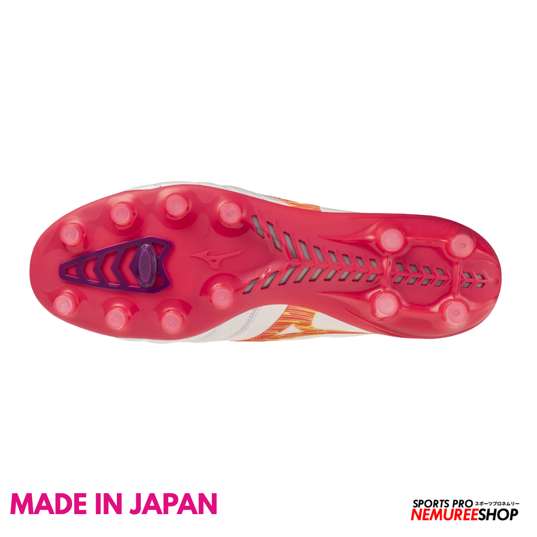 MIZUNO Football Shoes MORELIA NEO 4 JAPAN (WHITE/PINK TETRA/FUCHSIA PURPLE) - Nemuree Shop - Online Sports Store