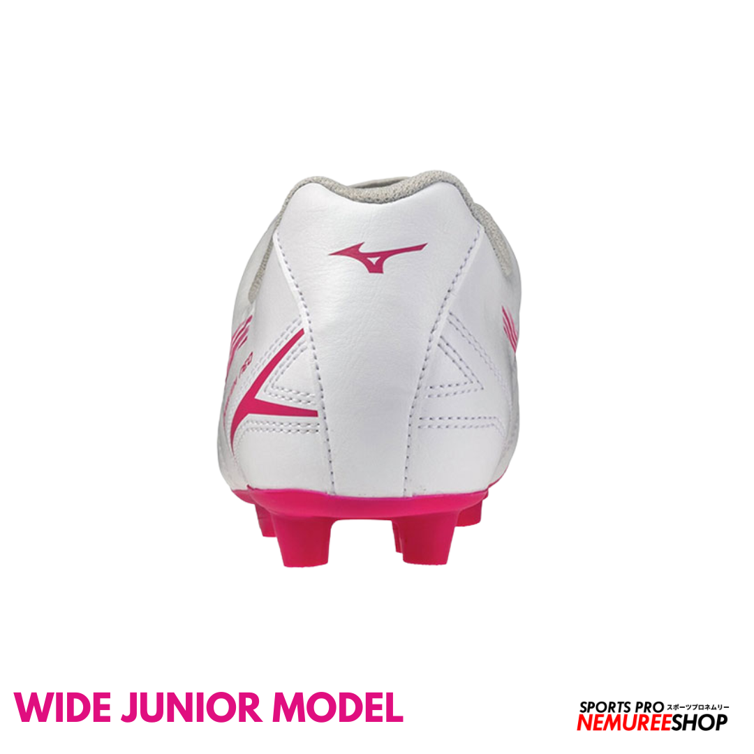 MIZUNO Football Shoes MONARCIDA NEO 3 SELECT JR WIDE (WHITE/FUCHSIA PURPLE) - Nemuree Shop - Online Sports Store