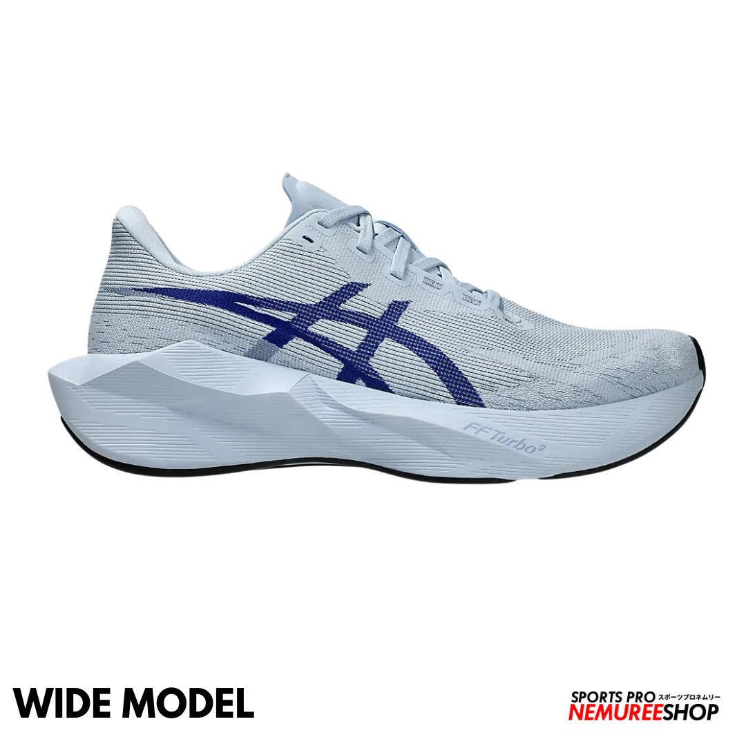 ASICS Running Shoes NOVABLAST 6 WIDE (SOLID AIR/PRUSSIAN BLUE)