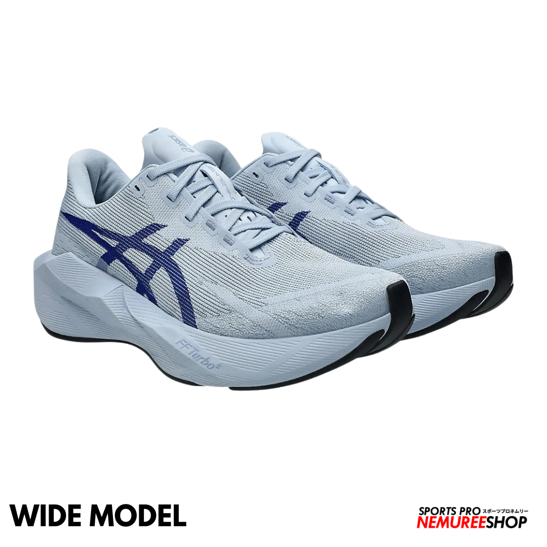 ASICS Running Shoes NOVABLAST 6 WIDE (SOLID AIR/PRUSSIAN BLUE)