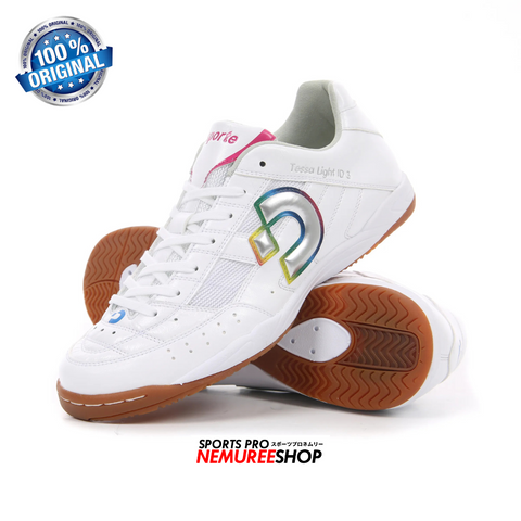 DESPORTE Futsal Shoes TESSA LIGHT ID 3 (PEARL WHITE/SILVER) - Nemuree Shop - Online Sports Store