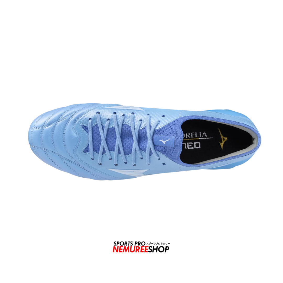 MIZUNO Football Shoes MORELIA NEO 4 BETA ELITE (CELESTE / WHITE) - Nemuree Shop - Online Sports Store