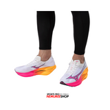 MIZUNO Running Shoes WAVE REBELLION PRO 3 (WHITE / PINK TETRA / TANG ORANGE)