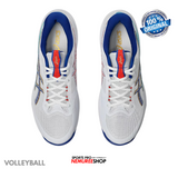 ASICS Volleyball Shoes NETBURNER BALLISTIC FF 4 (WHITE / ASICS BLUE) - Nemuree Shop - Online Sports Store