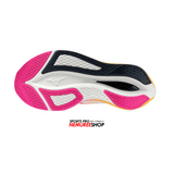 MIZUNO Running Shoes WAVE REBELLION FLASH 3 (WHITE / PINK TETRA / TANG ORANGE)