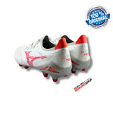 MIZUNO Soccer Shoes MORELIA NEO 4 BETA ELITE (WHITE/RADIANT RED) - Nemuree Shop - Online Sports Store
