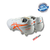 ASICS Soccer Shoes DS LIGHT WIDE (WHITE/SHOCKING ORANGE) - Nemuree Shop - Online Sports Store