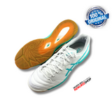ASICS Futsal Shoes DESTAQUE K FF (WHITE/SEA GLASS) - Nemuree Shop - Online Sports Store