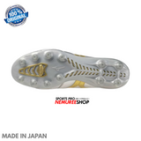 MIZUNO Football Shoes MORELIA DNA JAPAN (GALAXY SILVER/GOLD/8605C) - Nemuree Shop - Online Sports Store