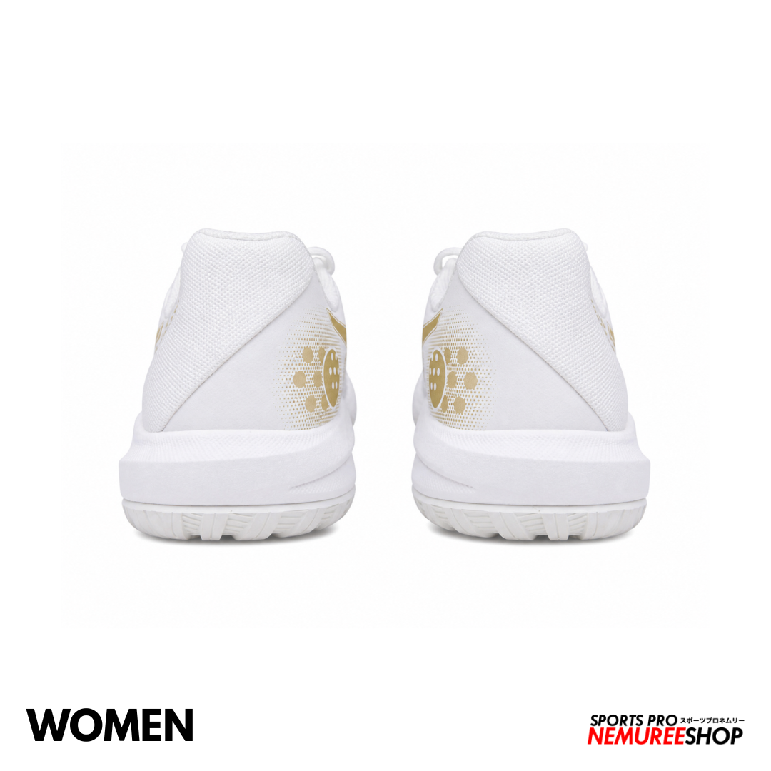 ASICS Women's Pickleball Shoes GEL - DEDICATE 9 PICKLEBALL (WHITE/CHAMPAGNE) - Nemuree Shop - Online Sports Store