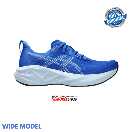 ASICS Running Shoes NOVABLAST 5 WIDE (ILLUSION BLUE/LIGHT BLUE) - Nemuree Shop - Online Sports Store