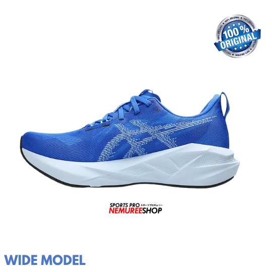 ASICS Running Shoes NOVABLAST 5 WIDE (ILLUSION BLUE/LIGHT BLUE) - Nemuree Shop - Online Sports Store