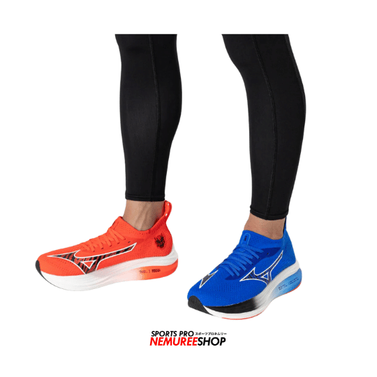 MIZUNO Running Shoes MIZUNO NEO ZEN (BASEBALL BLUE/BLACK/IGNITION RED) - Nemuree Shop - Online Sports Store