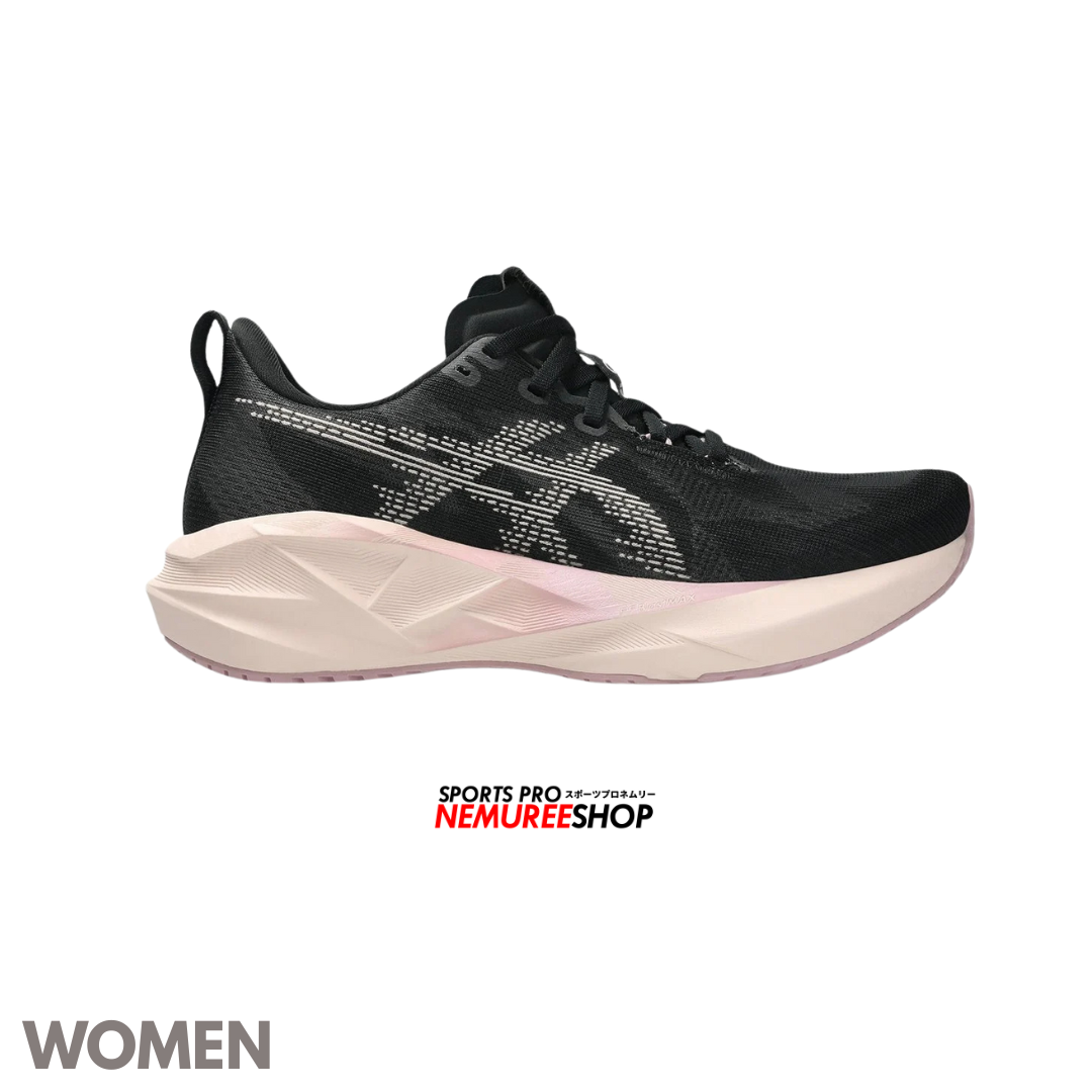 ASICS Women Running Shoes NOVABLAST 5 WOMEN (BLACK/PEARL PINK)