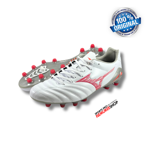 MIZUNO Soccer Shoes MONARCIDA NEO 3 PRO (WHITE/RADIANT RED) - Nemuree Shop - Online Sports Store